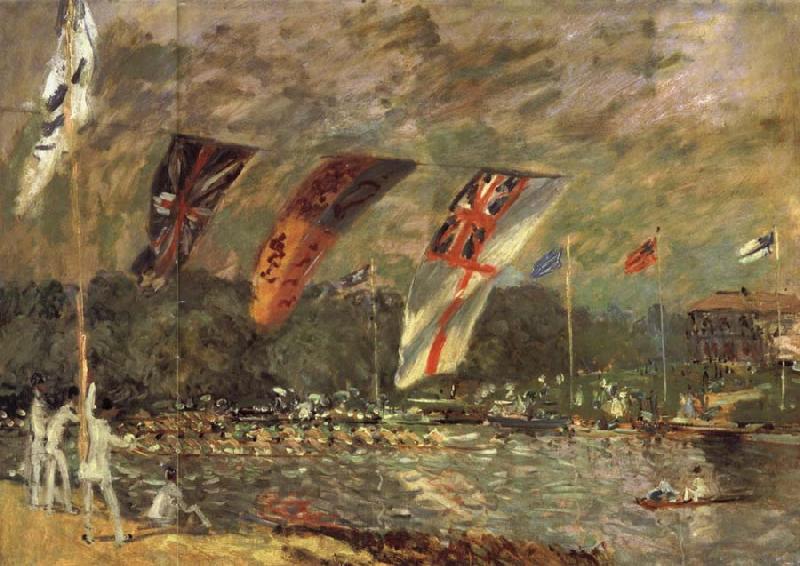 Jean-Antoine Watteau Regattas at Molesey Norge oil painting art
